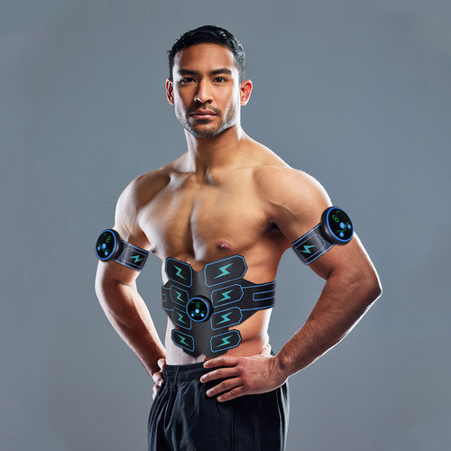 1 Estimulator Abdominal Muscular Tonifier Eletro Abs Ems