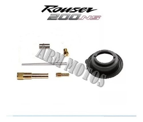 Kit Carburacion Y Diafragma Rouser Ns 200 - Arm Motos