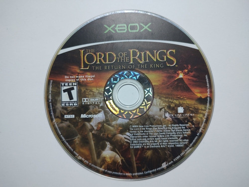 The Lord Of The Rings Return Of The King Xbox Clásico Físico