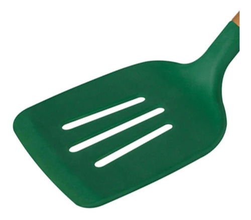 Espatula Tramontina Silicona Mango Madera Antiadherente