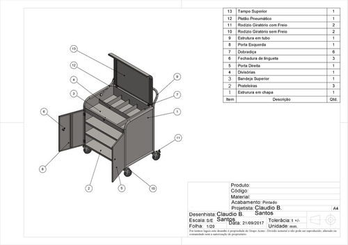 Imagem 4 de 10 de Projetista Mecânico Cadista Desenhista Freelance Solidworks