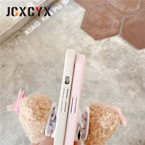 I Funda Para iPhone 3d Lindo Oso De Peluche De Encaje Con