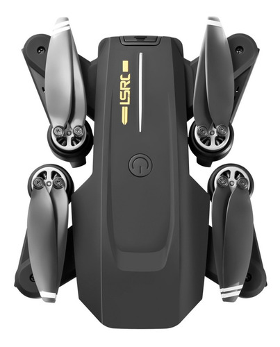 Mini drone LSRC LS-38 con dual cámara 6K negro 5GHz 1 batería