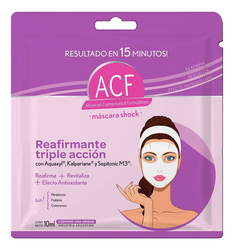 Acf Shock Máscara Reafirmante Triple Acción Revitalizante