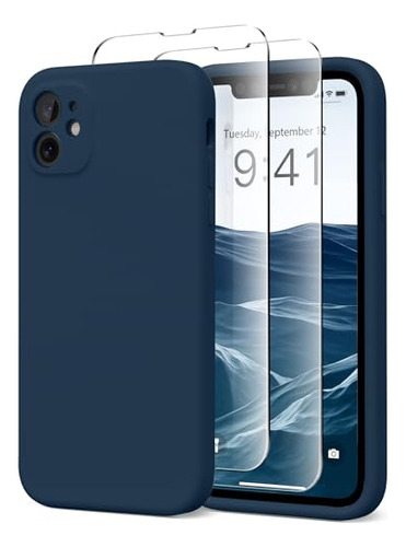 Funda Para iPhone 11 Deep Azul Silicon