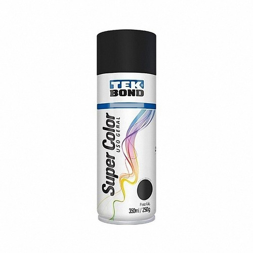 Pintura En Aerosol Uso General Tek Bond Negro Mate