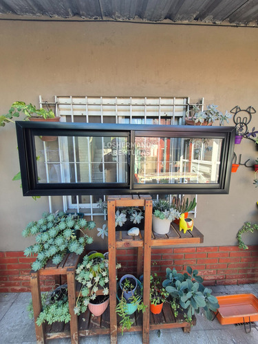 Ventana Corrediza Aluminio Negro 2.00 X 60 Cocina Negro