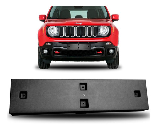 Suporte De Placa Jeep Renegade 2015 2016 2017 2018