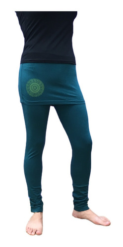 Leggings Mallon Con Falda Mandala De Nepal Lfm-verde