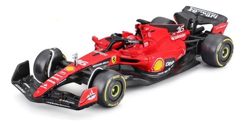 1:43 Sfr Ferrari F1 Team Race Car (2023) With Helmet- Lec...