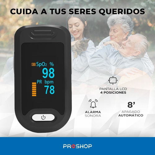 Imagen 8 de 10 de Oximetro Pulso Saturometro Digital Saturador Oxigeno Anmat !