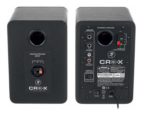 Imagen 4 de 5 de Par De Monitores Mackie Cr3 X 50w Home Studio