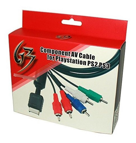 Cable De Audio Y Video Gam3gear Component Av Para Ps3 Ps2
