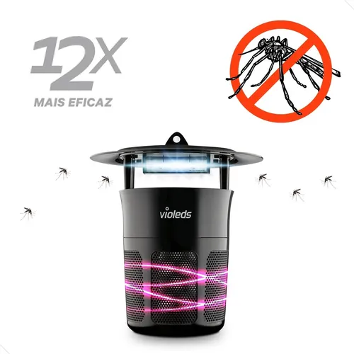 Armadilha Mata Mosquito Violeds Ultravioleta Bivolt - Mqhn12