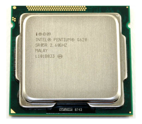 Processador Intel Pentium G620 Lga 1155 2,60 Pasta Termica