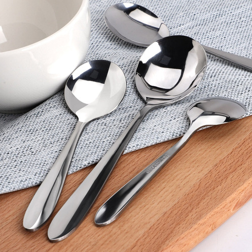 Cucharas De Té Cucharilla Café Metal Plata 4 En 1 Kit