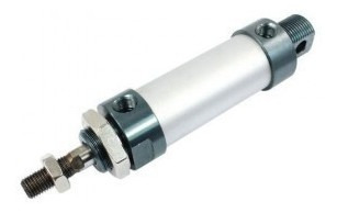 Minicilindro Neumático Reparable, C/imán, 16x116mm, C/rosca