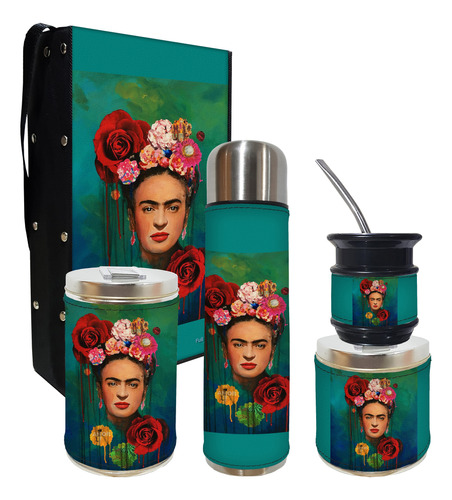 Set Matero 5 Piezas Abmntmy Frida Kahlo 2 Excelente Calidad