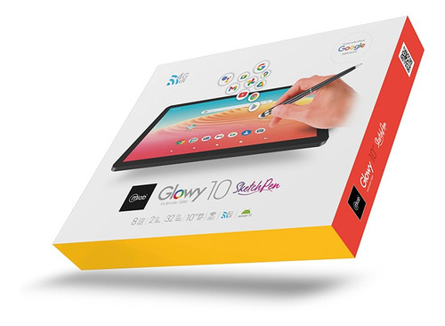 Imagen 5 de 7 de Tablet con funda Mlab Glowy 8990 Sketch Pen 10" con red móvil 32GB negra y 2GB de memoria RAM