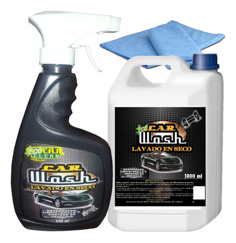 Protección  Brillo Para Vehículos: Ecocar Wash 1500 Ml Promo