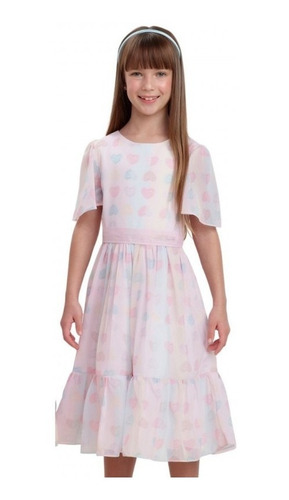 Imagem 1 de 3 de Vestido De Festa Infantil Petit Cherie Time To Shine 20310