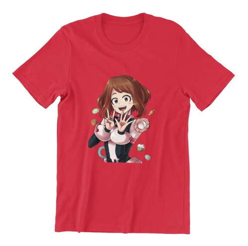 Polera Unisex My Hero Academia Uraraka Algodon Estampado