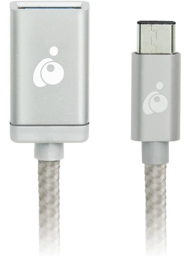 Iogear Charge & Sync Usb-c To Usb Type-a Adapter, Silver, G2