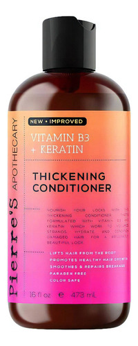  Acondicionador Pierres Apothecary Vitamin B3 Keratin 473ml