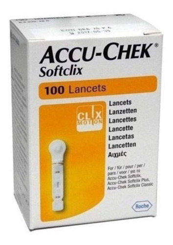 Lancetas Accu Chek Softclix Caja X 100 