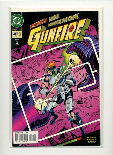 Gunfire # 4 Dc Comic Aug 94 Usa Ingles / Zona Devoto /envios