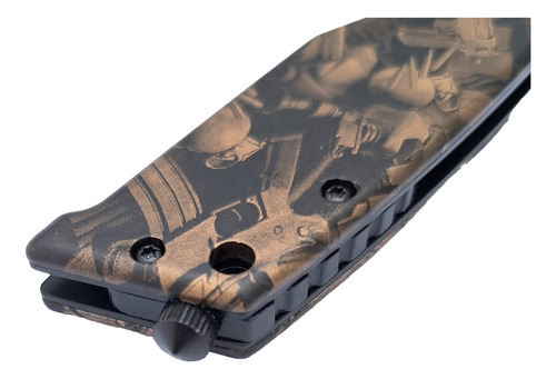 Navaja Cuchillo Buck Rescate X58 Rompe Cristal Hoja 8 Cm