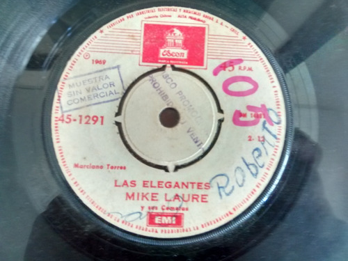 Vinilo Single De Mike Laure - Las Elegantes ( P38