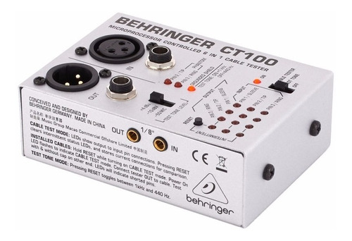 Begringer Ct100 Cable Tester Chequeador De Cables