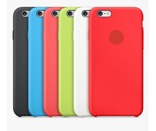 Funda Silicone Case Para iPhone 6 7 8 Plus X Xr Colores