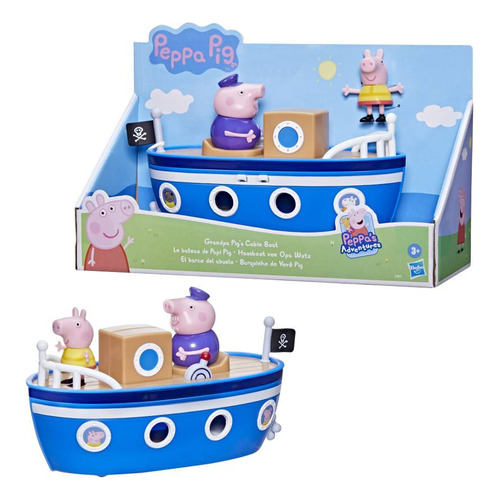 Set De Muñecos Hasbro Peppa Pig El Barco Del Abuelo *