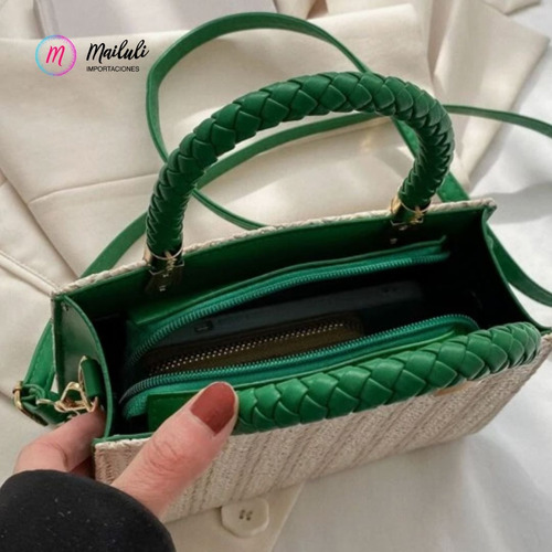 Cartera Para Dama, Tejido Ecológico, Varios Colores