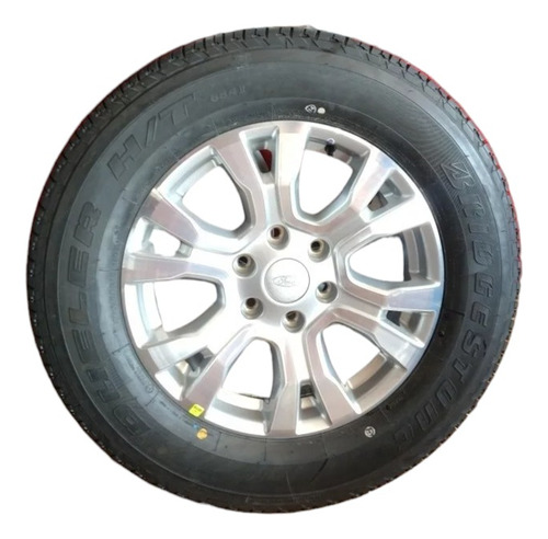 01 Roda Ranger Aro 18 + 01 Pneu 265/60r18 Bridgestone Novo !