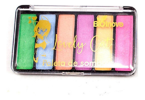 Paleta De Sombras Lovely Cat Ii Bio Inove 6 Cores