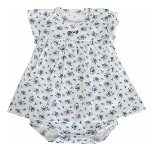 Body Vestido Estampado De Flores Sorvo 0-5 Bebe Child