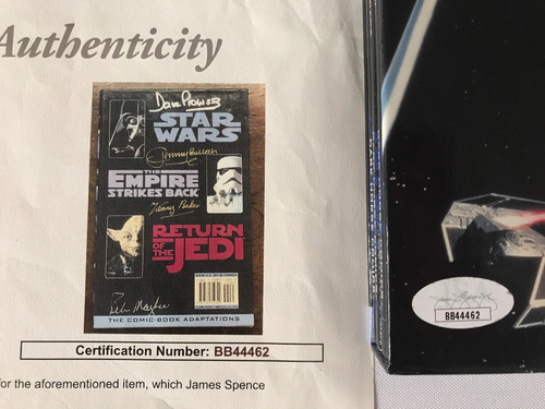Autografo Dave Prowse Jeremy Bulloch Kenny Baker Pete Mayhew (Usado)