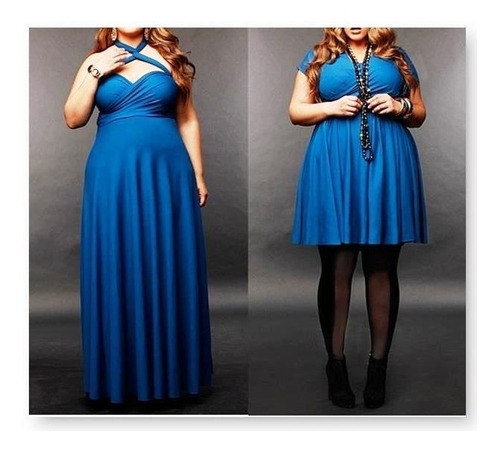 Vestido Vanesa Multivestido Fiesta Modal Al Talle 10xxxxl