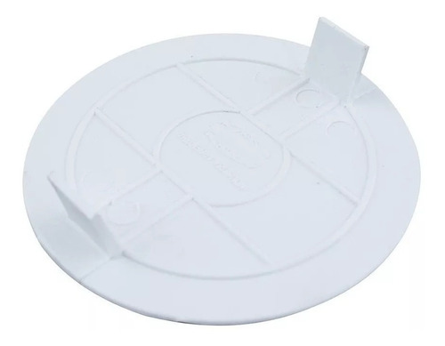 Tapa Ciega Para Caja De Embutir Octogonal Pvc 90mm X 25