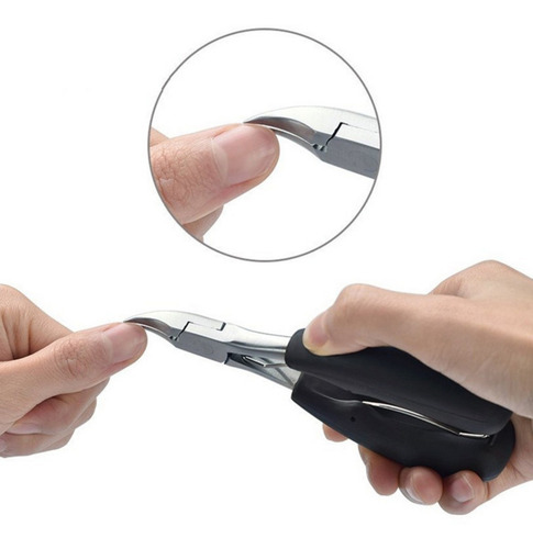 Alicate De Aço Cirúrgico Profissional Para Unhas E Cutículas