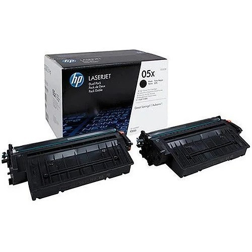 Toner Hp 05x Dual Pack Alto Rendimiento - Negro Ce505xd