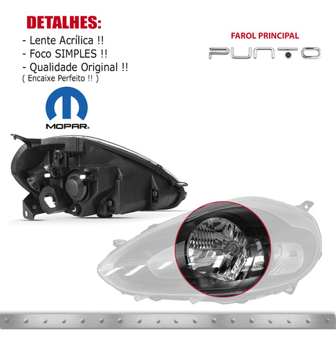 Farol Punto 2012 13 14 15 16 17 Máscara Negra Le