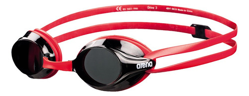 Gafas de natación Arena Drive 3, color rojo