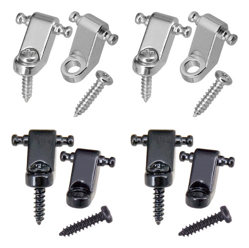 4x 4pcs Retenedor De Cuerdas De Guitarra Con Tornillos 10 X