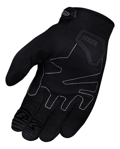 Luva X11 Blackout Feminina Moto Motociclista Motoqueiro Par Cor Preto Tamanho GG