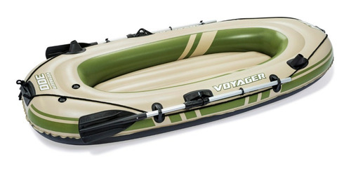 Imagen 2 de 10 de Bote Gomón Inflable Voyager 300 Bestway 2 Personas + 2 Remos