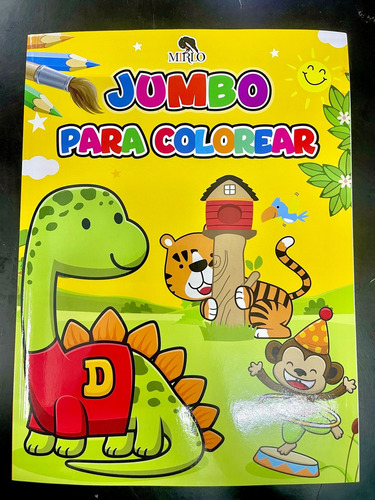 Libro Jumbo Para Colorear Mirlo Preescolar